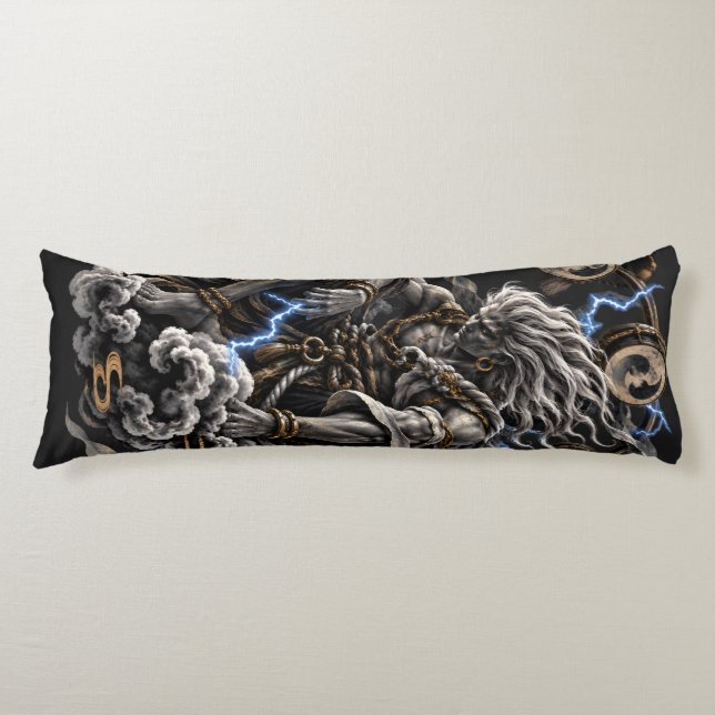Cojín Raijin Azul (Anverso)