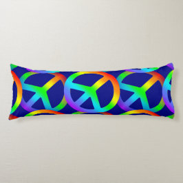 Cojín Rainbow Peace Sign