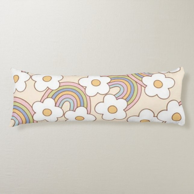 Cojín Rainbows retro (Anverso)