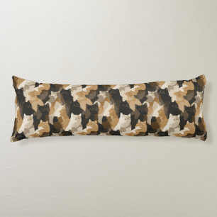 Cojín Ramo de camuflaje de gato decoración costera victo
