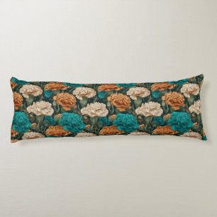 Cojín Ramo de Clavel Modern Farmhouse Elegante Viaje