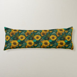 Cojín Ramo de girasoles Condo Decor Floral Cama