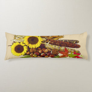 Cojín Ramo del girasol y del maíz del otoño
