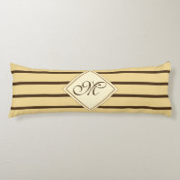Rayas de BG Patrón beige grabado + su monograma