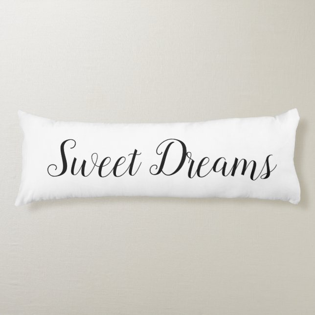 Cojin rectangular con Frase Sweet Dreams (Anverso)