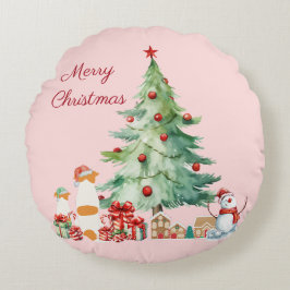 COJÍN REDONDO かわいいジャックラッセルテリアのクリスマス♡