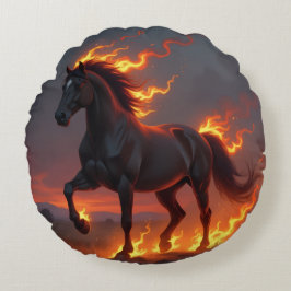 Cojín Redondo „2026 – Das Jahr des Feuerpferds“