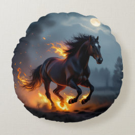 Cojín Redondo „2026 – Das Jahr des Feuerpferds“