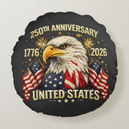 Cojín Redondo 250º Aniversario Estados Unidos 1776-2026