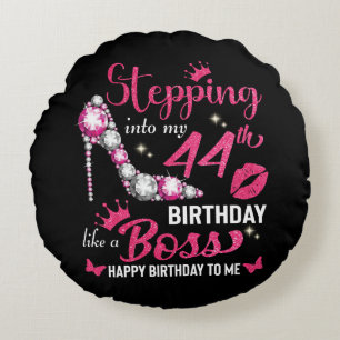 Cojín Redondo 44 años como un jefe T-Shirt