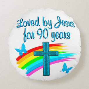 COJÍN REDONDO 90.ª ORACIÓN DE CUMPLEAÑOS