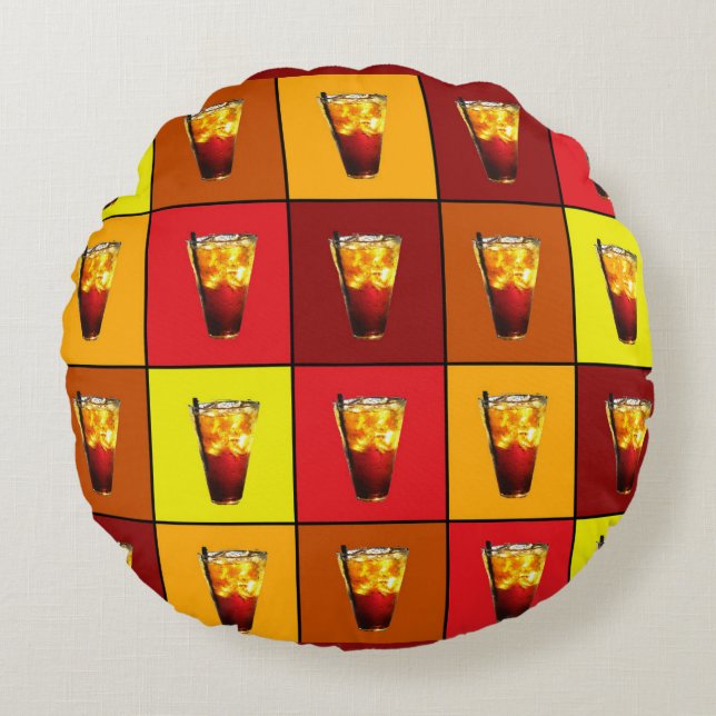 Cojín Redondo ¡A beber (Anverso)