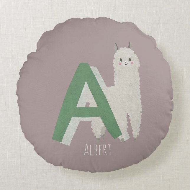 Cojín Redondo A para Alpaca (Anverso)