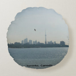 Cojín Redondo A view of Toronto Round Pillow