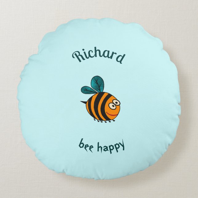 Cojín Redondo Abeja (Anverso)