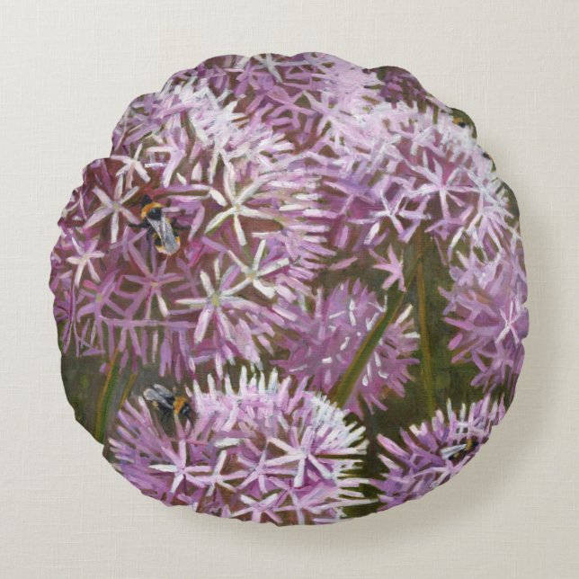 Cojín Redondo Abejas 2014 del verano (Anverso)