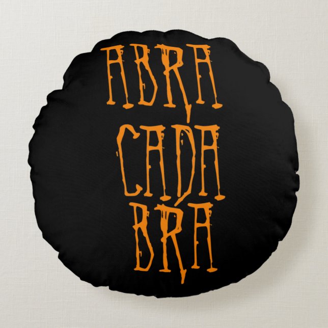 Cojín Redondo Abracadabra Round Pillow (Anverso)