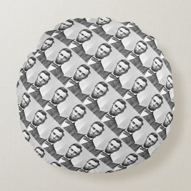 Cojín Redondo Abraham Lincoln (Anverso)