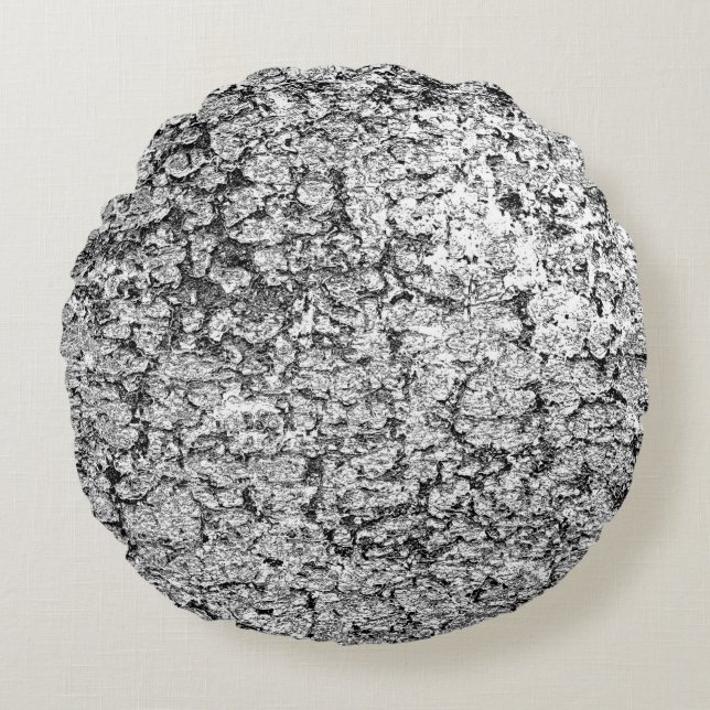 Cojín Redondo Abstract background. Monochrome texture. Image inc (Anverso)