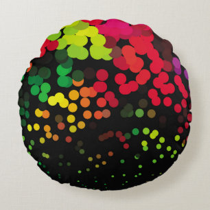 Cojín Redondo Abstract halftone background pattern. Geometric co