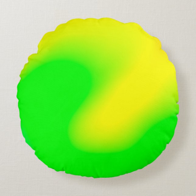 Cojín Redondo Abstract rainbow soft cloud background in pastel c (Anverso)
