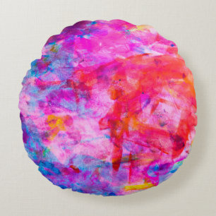Cojín Redondo Abstract watercolor backgroundcolor,background,pai