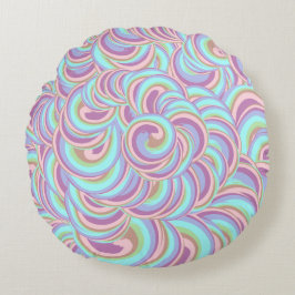Cojín Redondo Abstrato