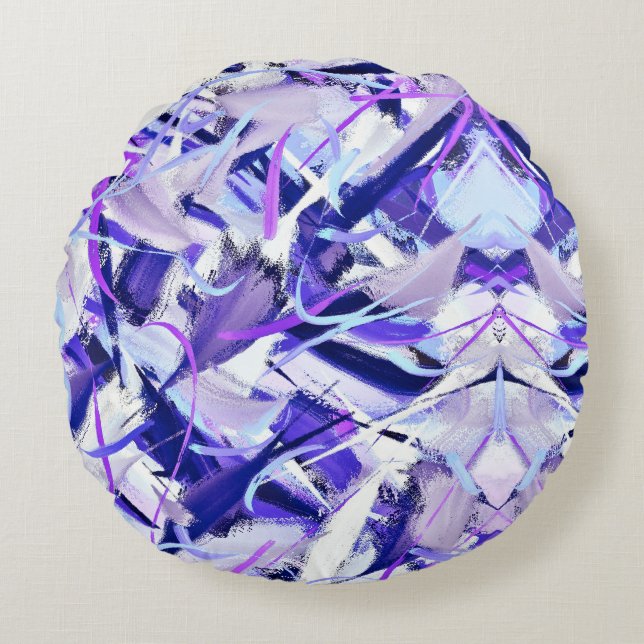 Cojín Redondo Abstrato (Anverso)