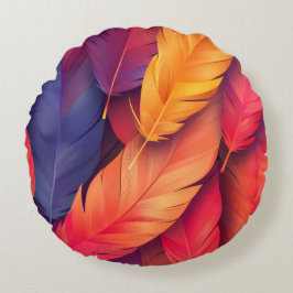 Cojín Redondo Acento residencial personalizado de 16" de almohad