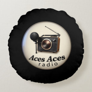 Cojín Redondo Aces Aces retro