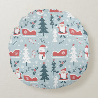 Cojín Redondo Acogedores Navidades redondos Pillow