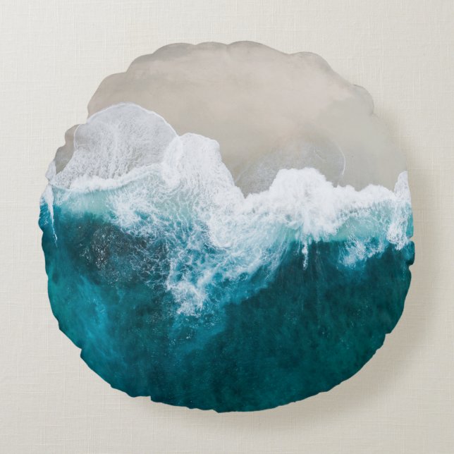 Cojín Redondo Actualizar tu cama con la mejor calificación de Za (Anverso)