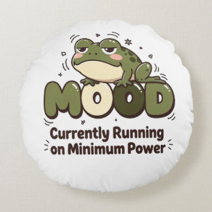 Cojín Redondo Actualmente funcionando con Frog Tee de potencia m
