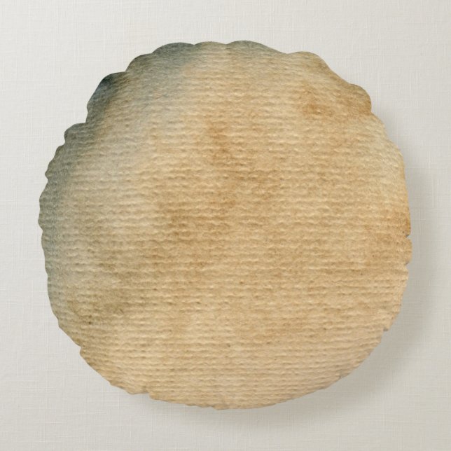 Cojín Redondo acuarela gris-azul 7 del fondo (Anverso)