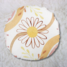 Acuarela Resumen Flor botánica y arcoiris