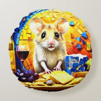 Adorable ratón lindo impreso