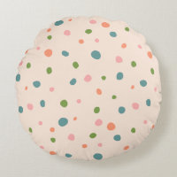 Adorables lunares modernos rosa verde azul