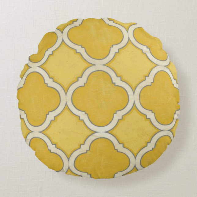 Cojín Redondo Adornos del mercado I (Anverso)