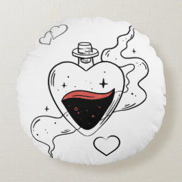 Cojín Redondo Aesthetic Cozy Pillow for Home & Bedroom Decor