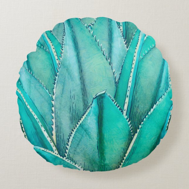 Cojín Redondo Agave (Anverso)