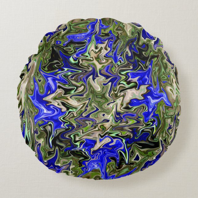 Cojín Redondo Agua..... (Anverso)