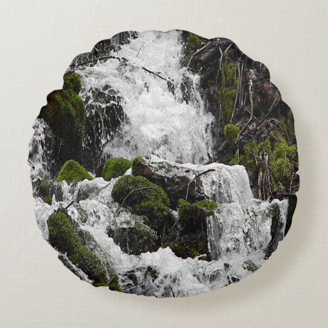 Cojín Redondo Aguas cortantes...... (Anverso)