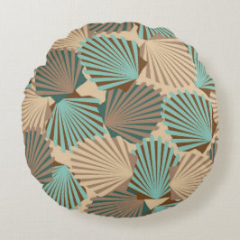 Cojín Redondo Aguas marinas