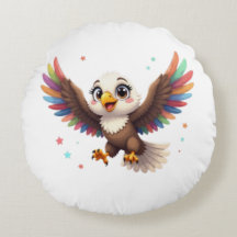 Águila de dibujos animados linda volando – Arte ve