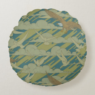 Cojín Redondo Águila y paloma