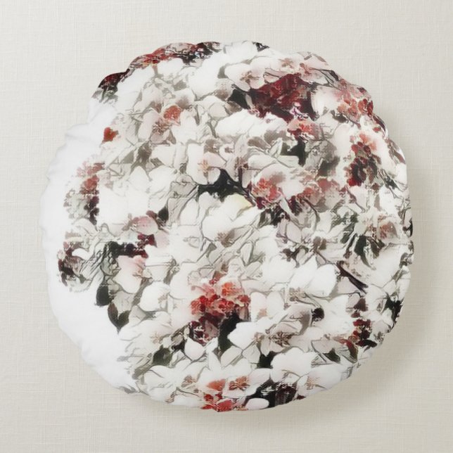 Cojín Redondo Ah, primavera (Anverso)