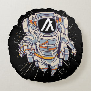 Cojín Redondo Algorand Astronaut - Algo Crypto
