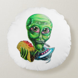 Cojín Redondo Alien