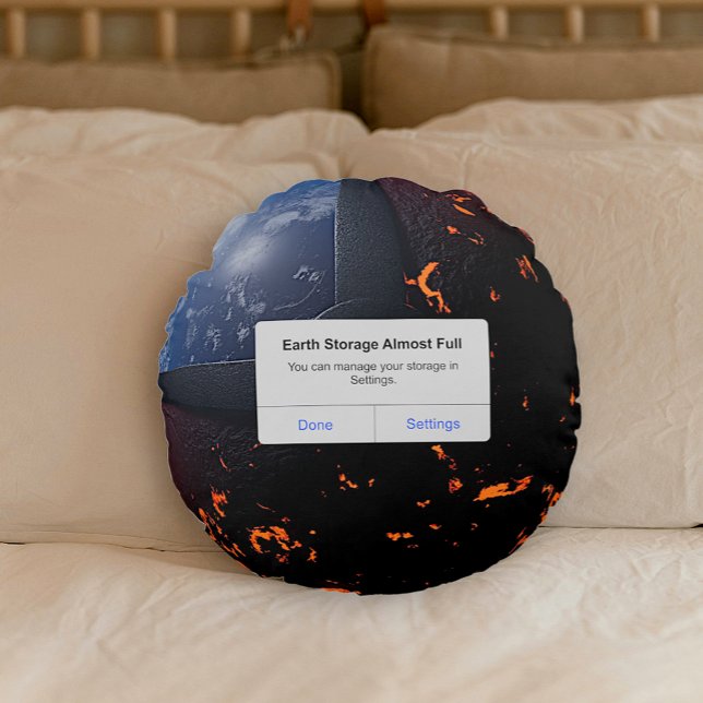 Cojín Redondo Almacenamiento terrestre casi completo (Subido por el creador)