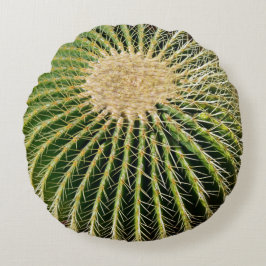 Cojín Redondo Almohadón de cactus con aspecto espinoso
